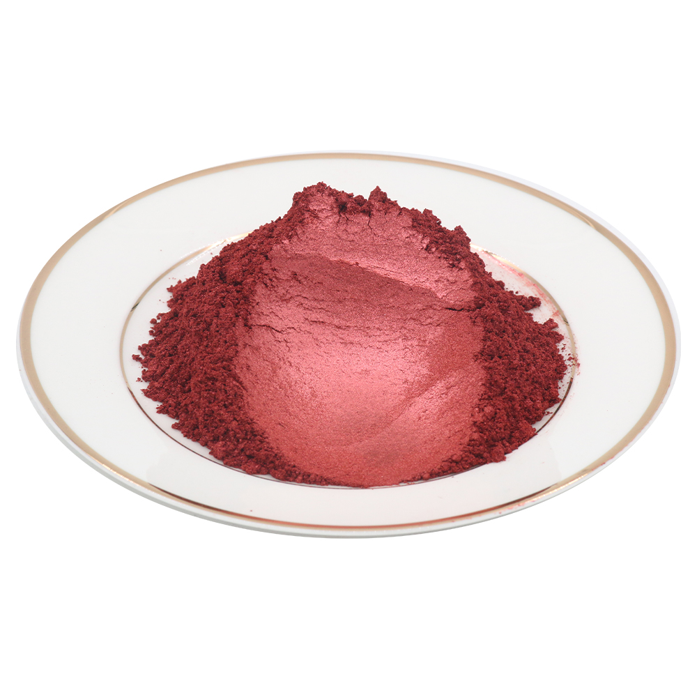 Pearl Powder Pigment Type 504 Wine Red Mineral Mica Powder Dye Colorant for Soap Automotive Arts Crafts 50g Acrylic Paint Powder