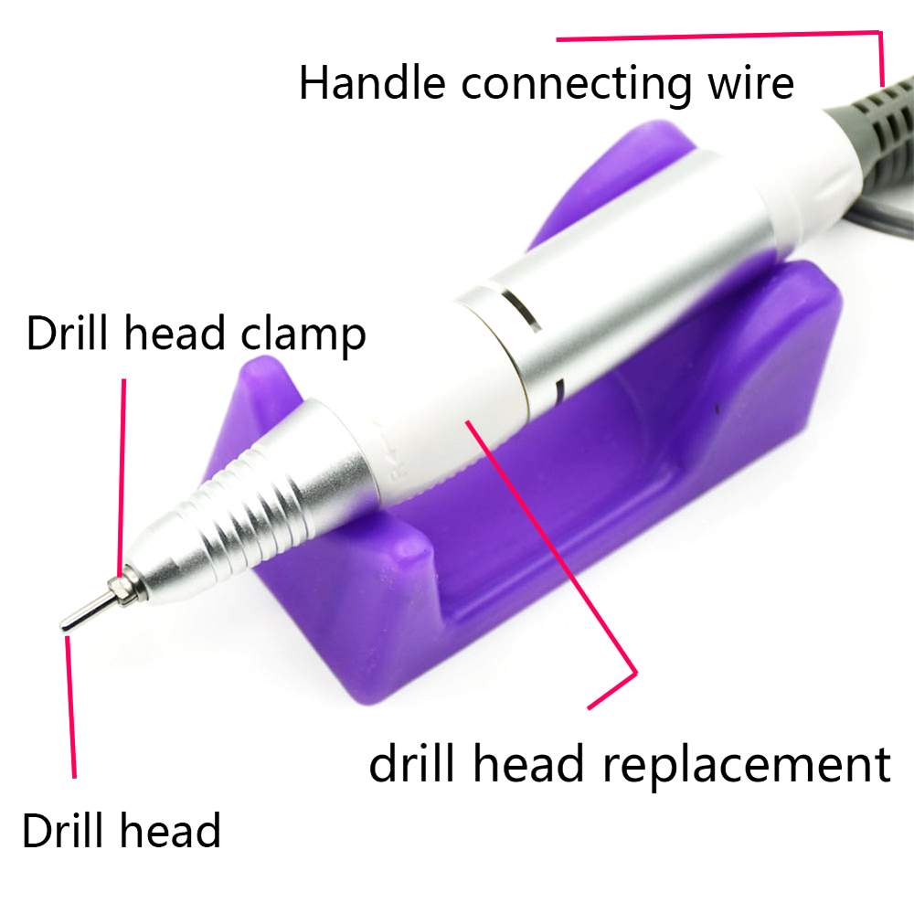 Pro 15W 35000RPM Electric Nail Drill Machine Nail Art Equipment Manicure Pedicure Files Electric Manicure Drill & Accessory