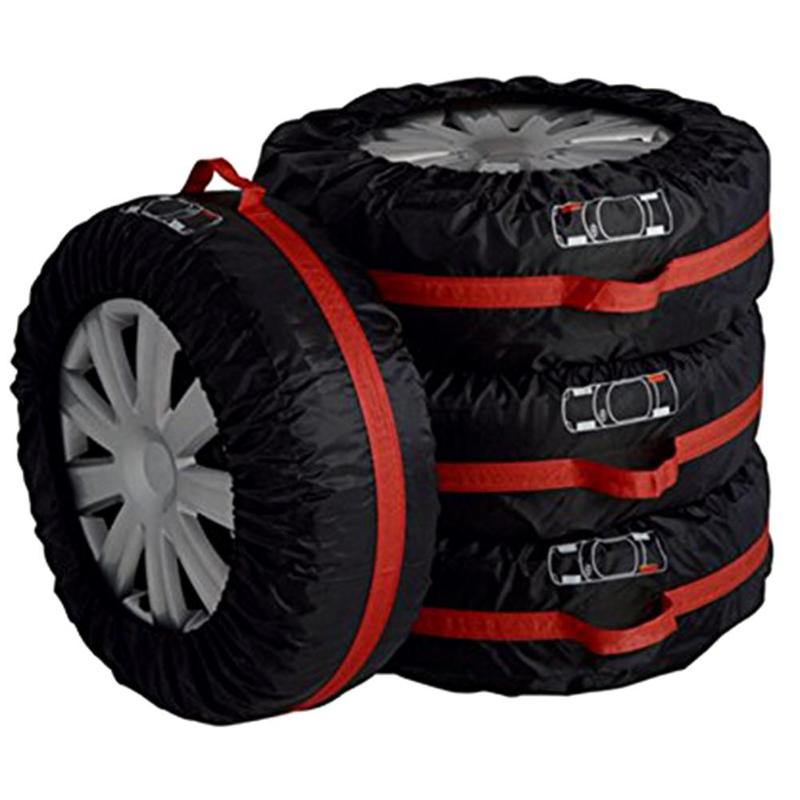 Universal Car Auto Spare Tire Wheel Protection Covers Storage Bags Carry Tote For Cars Wheel Covers 4 Season Car Tire Bag