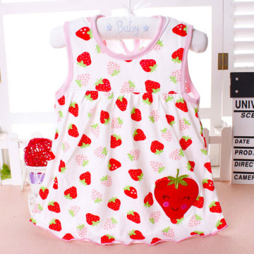2020 Summer Baby Dress New Girls Fashion Infantile Dresses Cotton Children's Clothes Flower Style Kids Clothing Princess Dress
