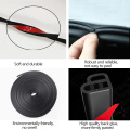Car Seals Auto Rubber Door Seal Strip SEAMETAL Sealant Weatherstrip Noise Insulation Protector Sealing Strips Auto Accessories