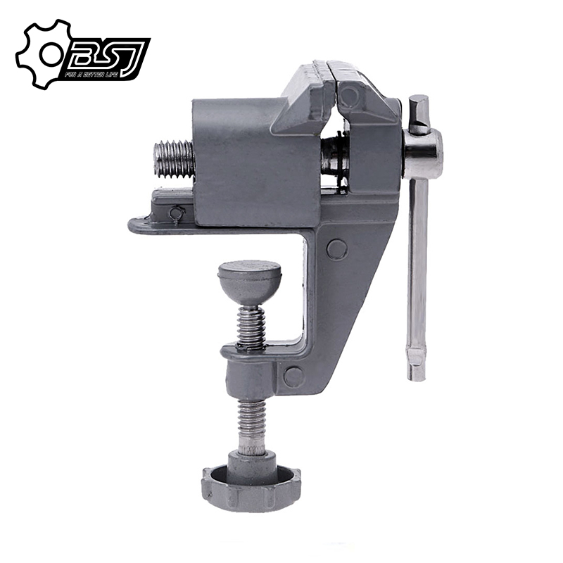 Universal Mini Bench Vise Table Screw Vise Aluminium Alloy 30mm Bench Clamp Screw Vise for DIY Craft Mold Fixed Repair Tool