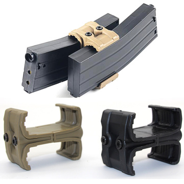 Rifle Gun Dual Magazine Coupler Polyester Link Clip for AR15 M4 MAG59 Airsoft Mag Coupler Clamp Parallel Connector Speed Loader
