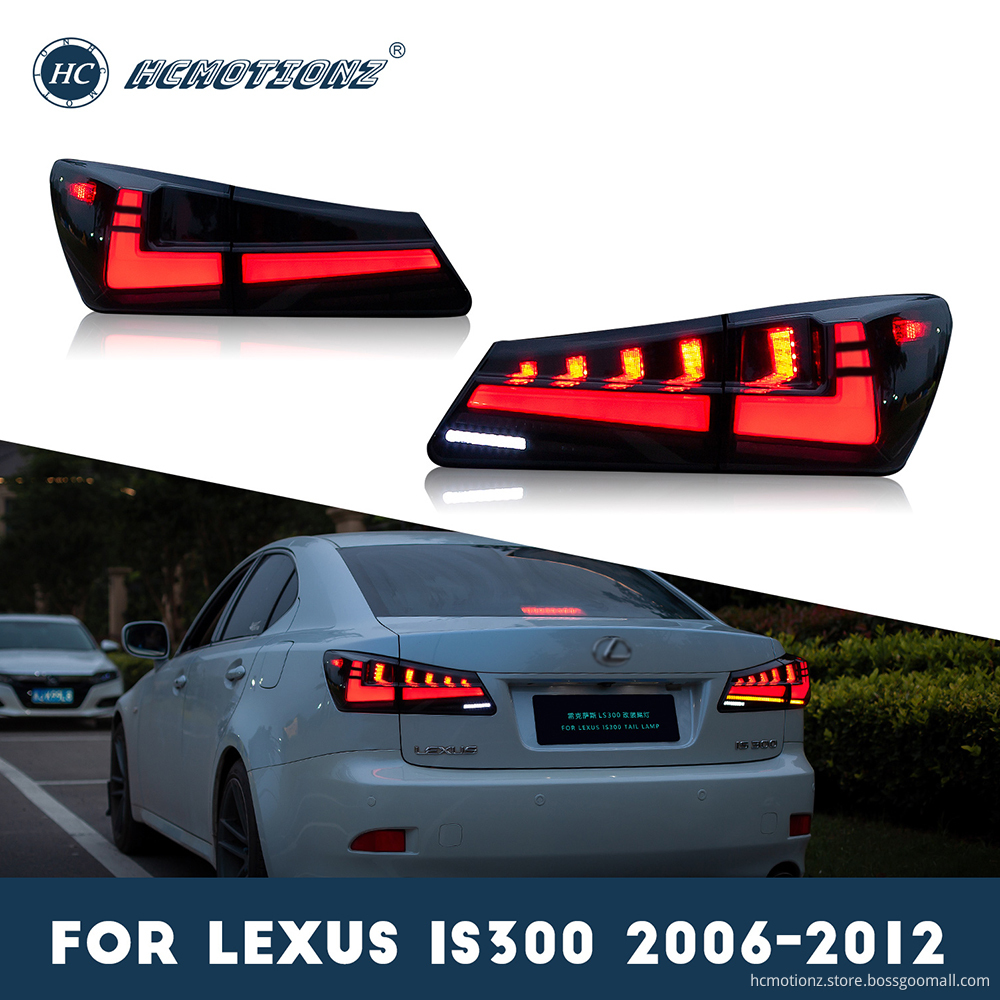 HCMOTIONZ LED Tail Light For Lexus IS250 IS350 ISF 2006-2012