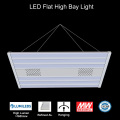 100W led flat high bay light fixture 150W led linear high bay light warehouse lighting white housing Suspending way