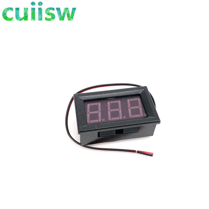 AC 30-500V 0.56" LED Digital Voltmeter Voltage Meter Volt Instrument Tool 2 Wires Red Green Blue Display 110V 220V DIY 0.56 Inch