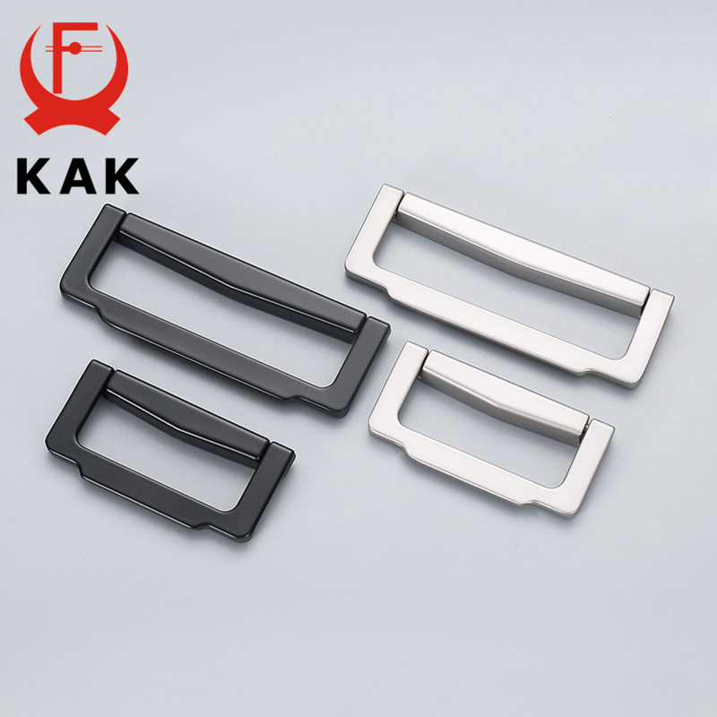 KAK Zinc Alloy Pearl Silver Gold Black Cabinet Handles Drawer Knobs Kitchen Cupboard Door Pulls Furniture Handle Hardware