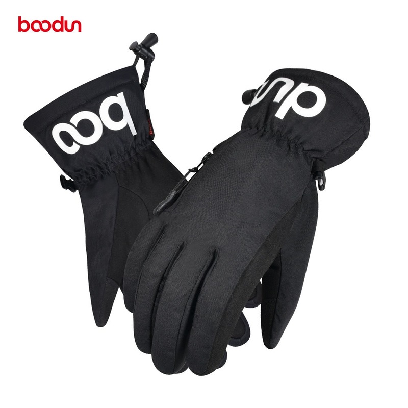 Men Women Winter Touchscreen Ski Gloves Seperated Fingers Windproof Waterproof Warm Thermal Fleece Outdoor Skiing Snowbard Glove