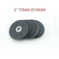 10pcs 75*ID10*T1.2mm Resin Cutting Wheel Disc 3" Cutting discs For Rotary Tool Angle Grinder Cutting Metal Stainless Steel