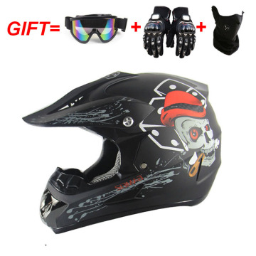 Motorcycle Full Face Helmet Casco Moto Off Road Helmet ATV Dirt Bike Downhill MTB DH Capacete Moto Glasses Motocross Helmet