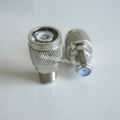 1Pcs TNC male plug to F female jack center RF coaxial adapter connector