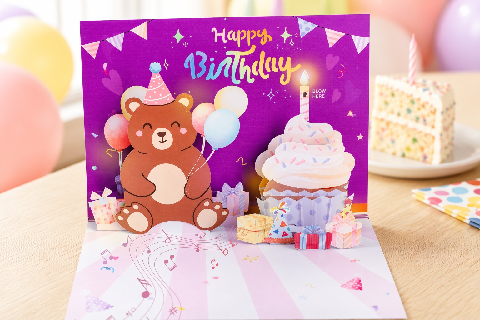 musical happy birthday cards