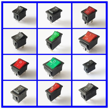 SPST KCD 3PIN 6PIN On/Off Square Rocker Switch DC AC 16A/250V Car Dash Dashboard Plastic Switch Dropshipping Free Shipping
