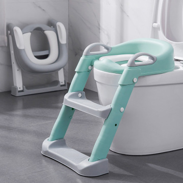 Folding Baby Boy Children's Pot Portable Children's Potty Urinal for Boys with Step Stool Ladder Baby Potty Toilet Training Seat