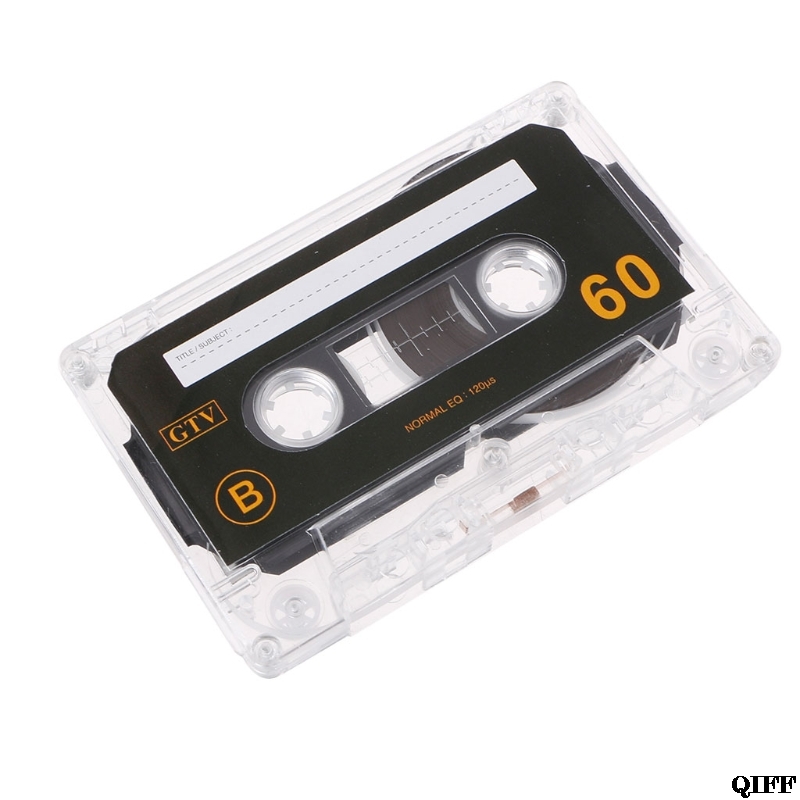 Drop Ship&Wholesale Standard Cassette Blank Tape Empty 60 Minutes Audio Recording For Speech Music Player APR29