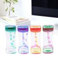 Double Colors Oil Hourglass Liquid Motion Bubble Timer With Slim Waist Home Decoration Desk Ornament Birthday Gift Children Toy