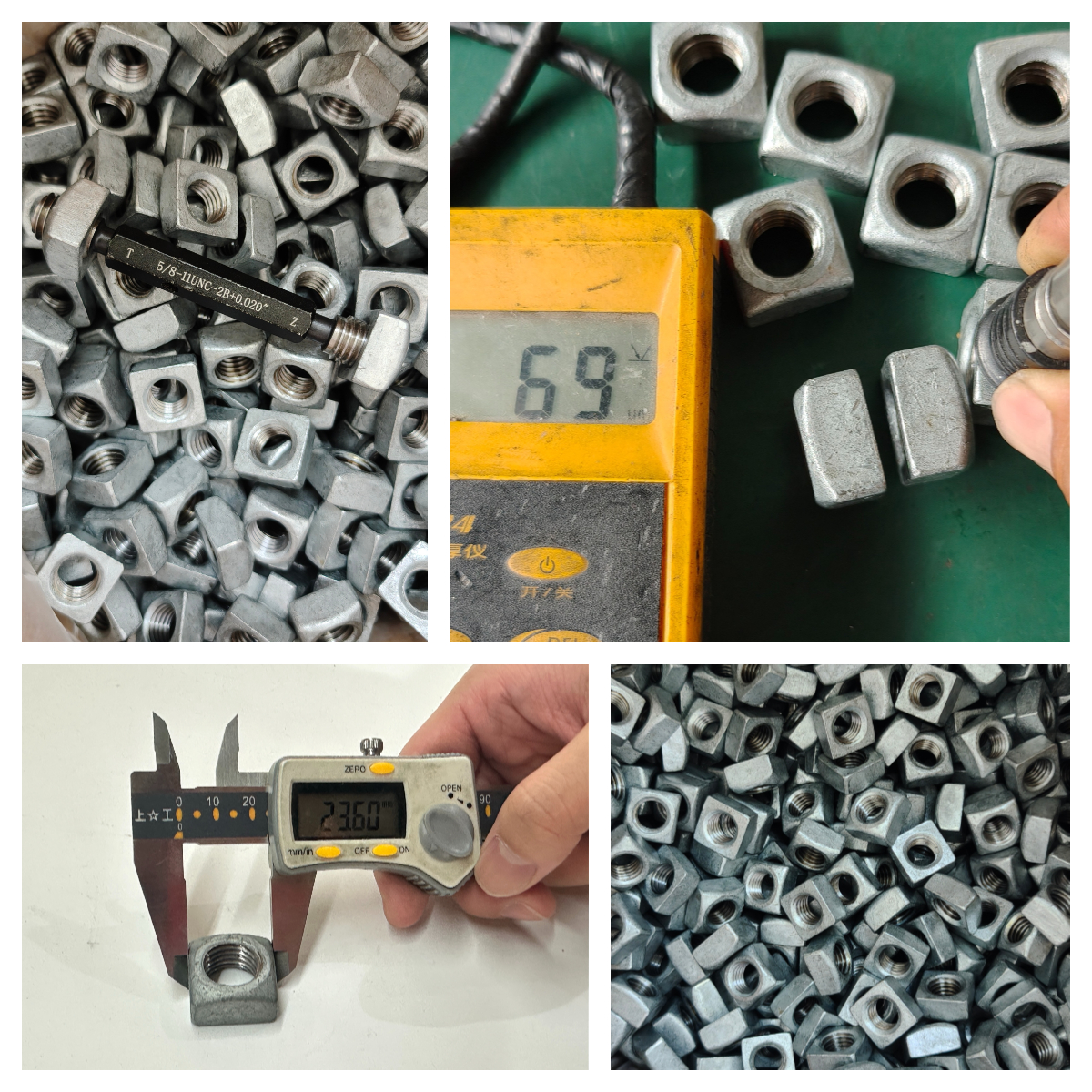 square nut testing