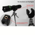 Durable Fishing Light Clip Night U Shaped Holder Accessories Rod Clamp Tripod Parts Universal Outdoor Pole Tackle For Flashlight