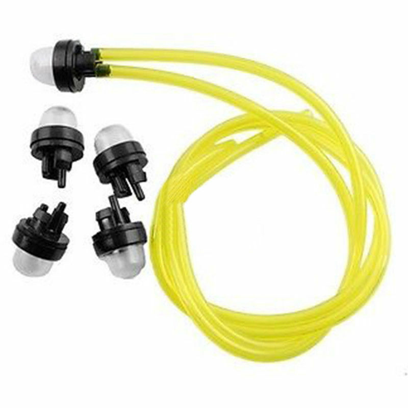 5pcs Snap Primer Bulbs Pump Fuel Line Kit For RYOBI STIHL ECHO Poulan String Trimmer Replacement Parts