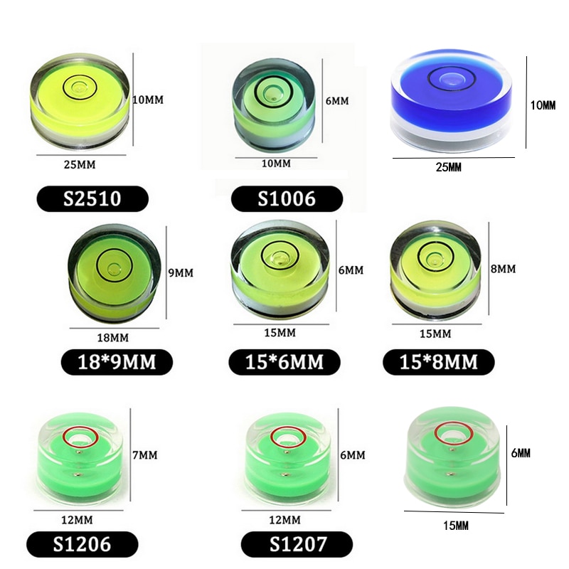 High Quality 1pcs Mini Bubble Level Round Accessories For Spirit Measuring Instrument Compact Design Easy To Carry