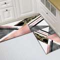 Kitchen cartoon mat long strip absorbent anti slip floor mat household carpet geometric abstract doormat kitchen mat