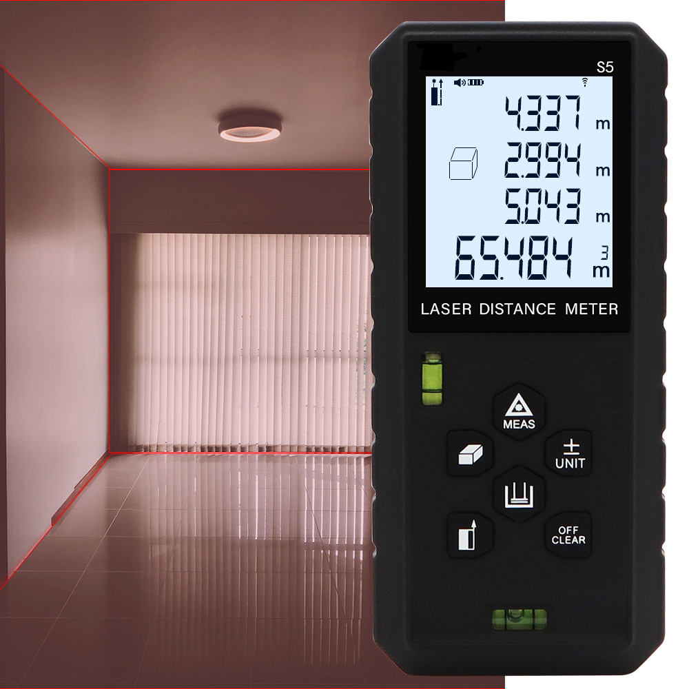 Laser Distance Meter 30M 40M 60M Laser Rangefinder Tape Measuring Device Digital Range Finder Measure 40% off