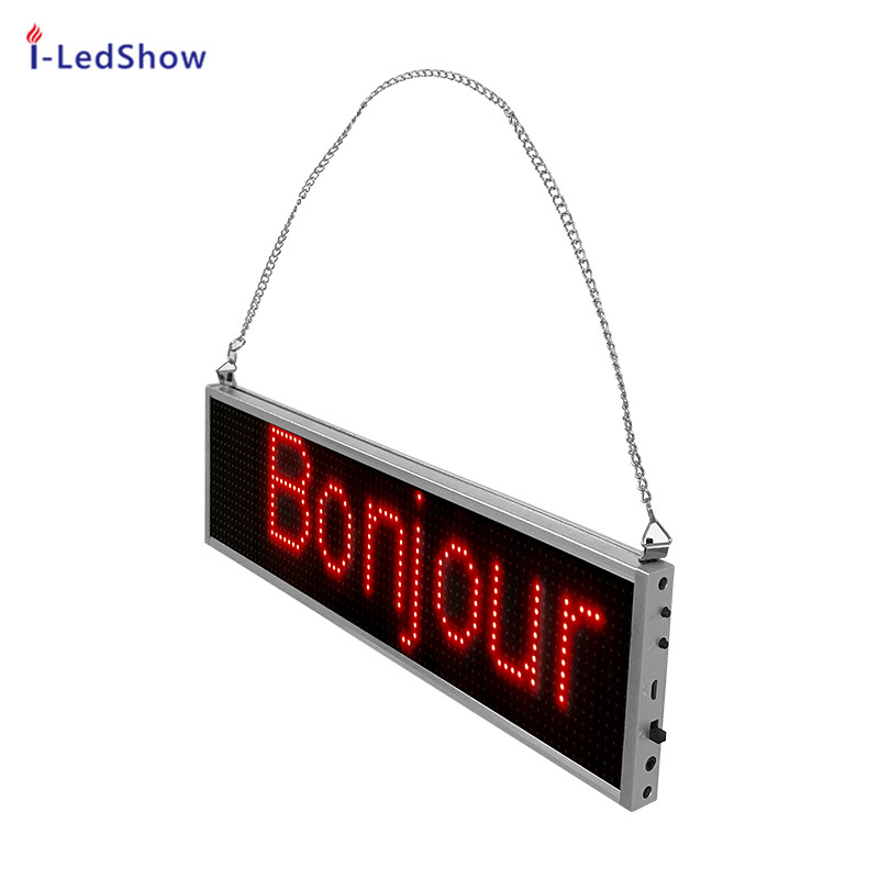 50cm P5MM RGB WIFI Led Sign Full color Programmable Scrolling Message LED Display Board Display Multi-language