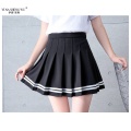 High Waist Pleated Skirt Kawaii Harajuku Skirts Women Girls Japanese Korean Girls Lolita A-line Short Skirt School Uniform Skirt