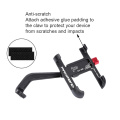Universal Aluminum Alloy Motorcycle Phone Holder Moblie Cell Phone Clip for Bike Bicycle Racks Handlebar Mount Non-Slip Stand