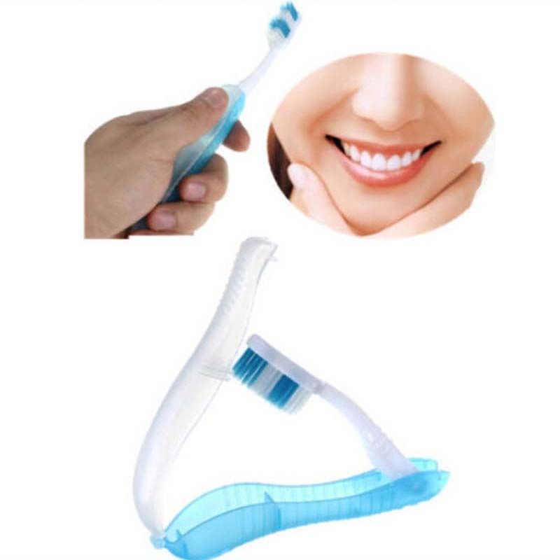 Hotel Disposable Toothbrush Travel Camping Hiking Outdoor Foldable Folding Tooth brush Teeth Cleaning Oral Hygiene Dental Care