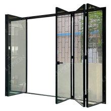 Narrow Frame Aluminium Folding Accordion Patio Glass Doors