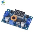 XL4015 High power 5A 75W DC-DC Adjustable Step-down Charger Module Step Down Buck Converter LED Driver with Red Voltmeter