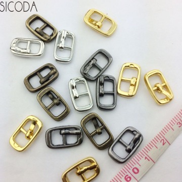 SICODA 8pcs 6mm DIY mini bjd dolls shoes buckle Metal button three lines cdoll diy clothes buckle pin buckle mini bag buckle