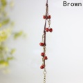 Creative Handmade Jewelry Sweet Small Fresh Cherry Fruit Ceramic Bracelet Simple Vintage Ethnic Style Girl Women Accessories