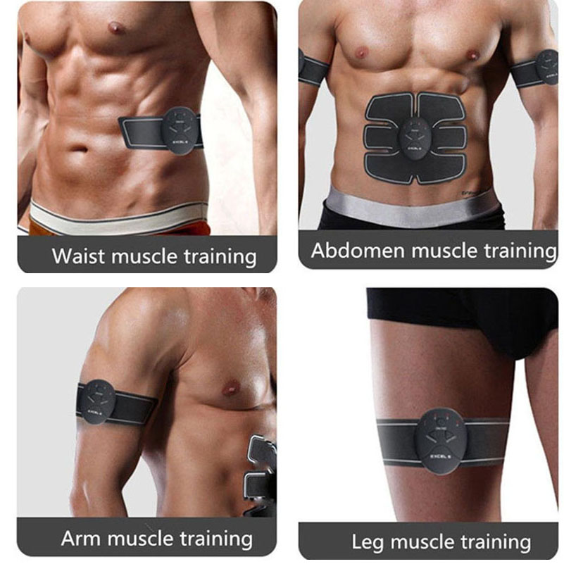 Eletric Muscle Stimulator ABS Muscle Stimulator Electric Stimulation Abdominal Belt EMS Trainer Massage Anti Cellulite Massager