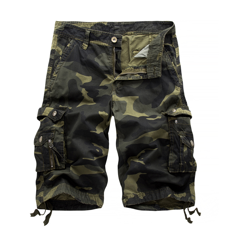 Trendyol Man Bermuda Cargo Shorts Men Modis Camouflage Military Men Short Homme Sweatpants Hip Hop Men Shorts Casual Cargo Cloth