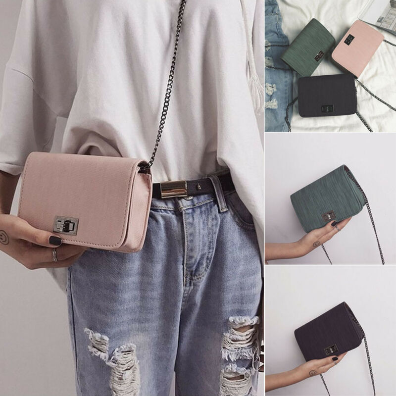 Fashion Simple Small Square Bag Women's Designer Handbag 2021 High-quality PU Leather Chain Mobile Phone Shoulder bags