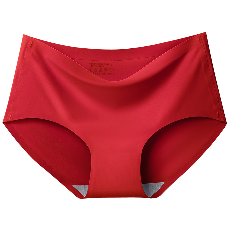Women briefs Large size Viscose Fiber Seamless Underwear Women's Sexy Mid-Waist Plus-sized Women's Panties S-XXL