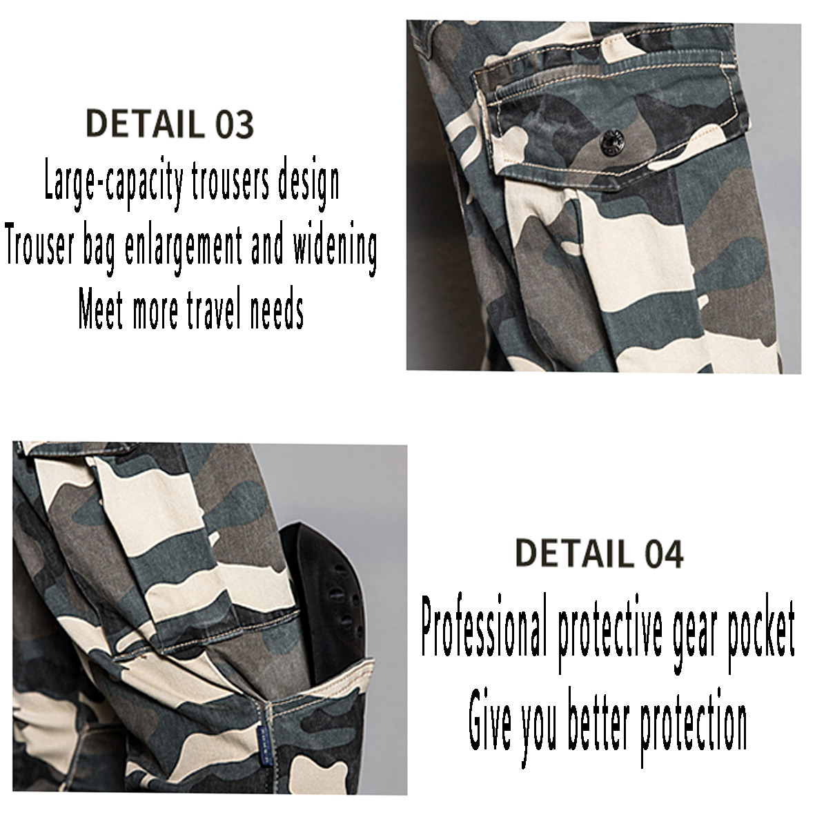 moto jeans apparel motorcross pants camouflage jeans leisure motorcycle men off road outdoor pants with protective knee pads