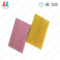 Saucy massaging helpful scouring sponge pad