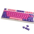 YMDK 108 Blank Pink Purple Mixed Valentine DSA Keyset PBT For MX Mechanical Keyboard