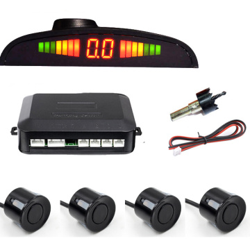 Car Auto Parktronic LED Parking Sensor with 4 Sensors Reverse Backup Car Parking Radar Monitor Detector Sound Alert Indicator