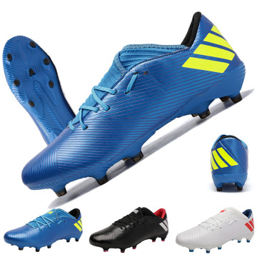 New High Ankle Soccer Shoes Men Breathable Outdoor High-top Football Boots Turf Soccer Cleats Kids AG Women Soft Football Shoes