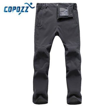 COPOZZ Men Women Autumn Winter Hiking Fishing Camping Climb Ski Trekking Trousers Plus Size Oversized Waterproof Outdoor Pants