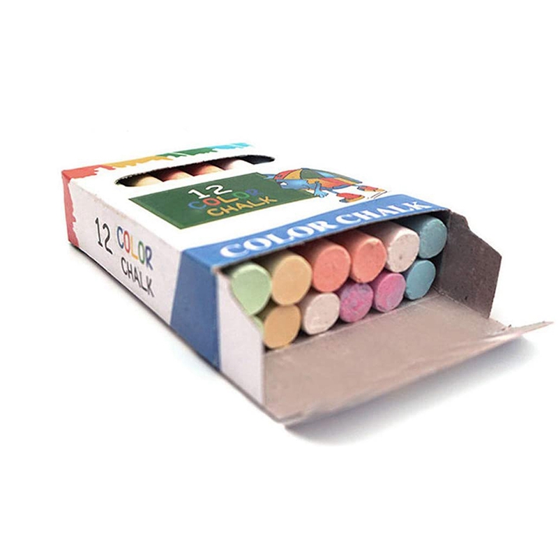 5 Pack Sidewalk Chalk for Kids Toddlers 60 PCs Sidewalk Chalk Multicolor Washable Sidewalk Chalk Outdoor (Multicolor)