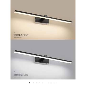 Hot Sale Modern LED Wall Light For Home White&Black Finished Bathroom Lamp Mirror Front Lights LED Wall Lamps