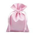 low MOQ satin pouch for hair bundles