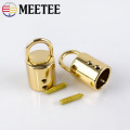 4/10pcs 11mm Bag Metal Buckles Handbag Tassel Fringe Cap Clasp Connector Hanger Leather Cords Hardware Accessories KY037