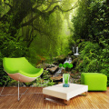 Custom Photo Mural Wallpaper Non-woven 3D Forest Landscape Wall Painting Living Room Bedroom Wall Decorative Murals Wallpaper
