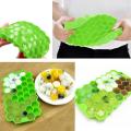 37 Cubes Kitchen Ice Cube Tray Summer Honeycomb Shape Ice Cube Ice Tray Ice Cube Mold Storage Containers Drinks Molds